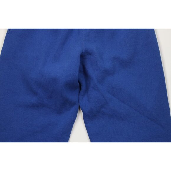 Vtg 90s Streetwear Mens XL Faded Blank Heavy Sweatpants Joggers Royal Blue USA - Picture 11 of 13